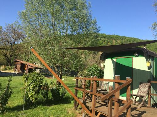 pipowagen Blagour midden in de natuur : Maisons de vacances proche de Lachapelle-Auzac