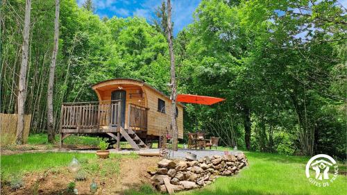 Terra Bosca roulotte : Maisons de vacances proche de Saint-Salvy-de-la-Balme