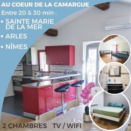 Le Camarguais : Appartements proche de Saint-Gilles