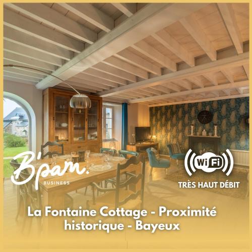 La Fontaine Cottage - Proximité historique - Bayeux : Maisons de vacances proche de Saint-Loup-Hors
