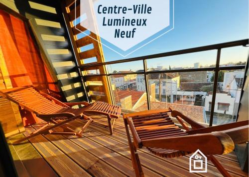 Le Nid Ensoleillé : Neuf terrasse en centre ville : Appartements proche de Dax