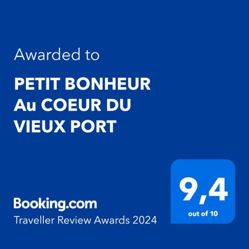 PETIT BONHEUR Au COEUR DU VIEUX PORT : Appartements proche du 2e Arrondissement de Marseille