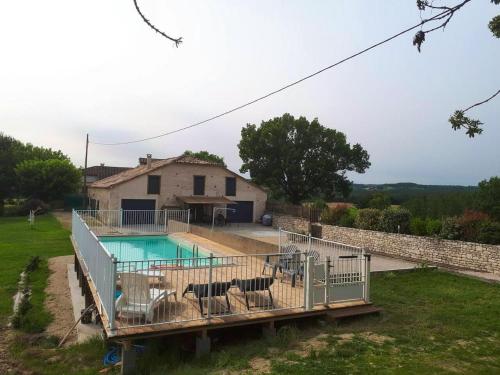 Villa de 6 chambres avec piscine privee jardin amenage et wifi a Montpezat de Quercy : Villas proche de Montpezat-de-Quercy