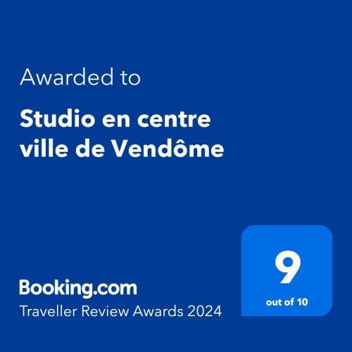 Studio en centre ville de Vendôme : Appartements proche de Vendôme