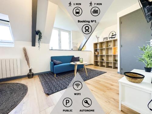 NEW: Le Lumineux face à la gare ! : Appartements proche de Ploumagoar