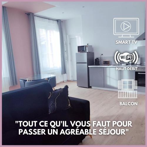 Le voyageur - T2 hyper centre : Appartements proche d'Abbeville