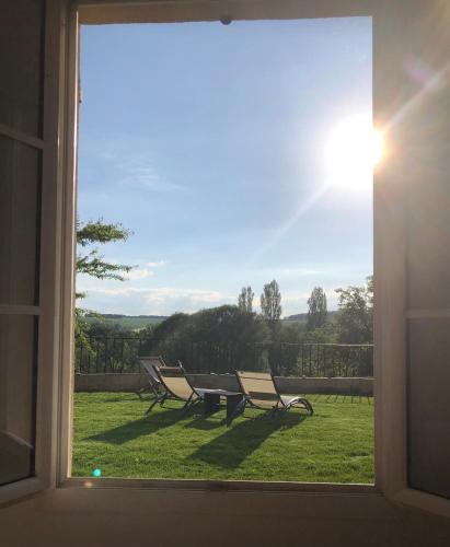 Chambre avec vue sur la campagne! : Sejours chez l'habitant proche de Guerny