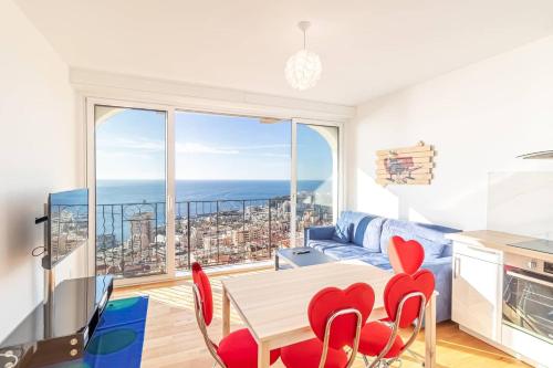 Amazing Sea View T2- Near Monaco : Maisons de vacances proche de Beausoleil