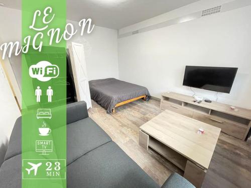 #Le Mignon Calme & Reposant WIFI-TV Parking : Appartements proche d'Illzach