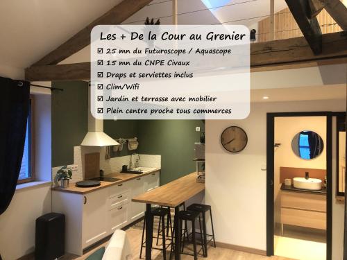 Gites De la Cour au Grenier : Appartements proche de Chauvigny