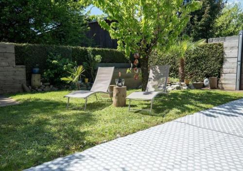 Appartement avec Jardin à 10 min d-Annecy : Appartements proche de Saint-Martin-Bellevue