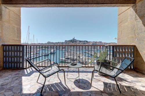 Bella Vista - Appt avec vue sur le Vieux Port : Appartements proche du 2e Arrondissement de Marseille