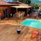 Chalets Maison en bois , plein pieds,piscine privative : photos des chambres