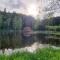 Chalets Cabane pilotis sur etang, au lac de Chaumecon : photos des chambres