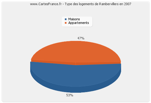 Type des logements de Rambervillers en 2007